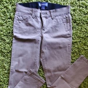 Sage Green skinny khakis